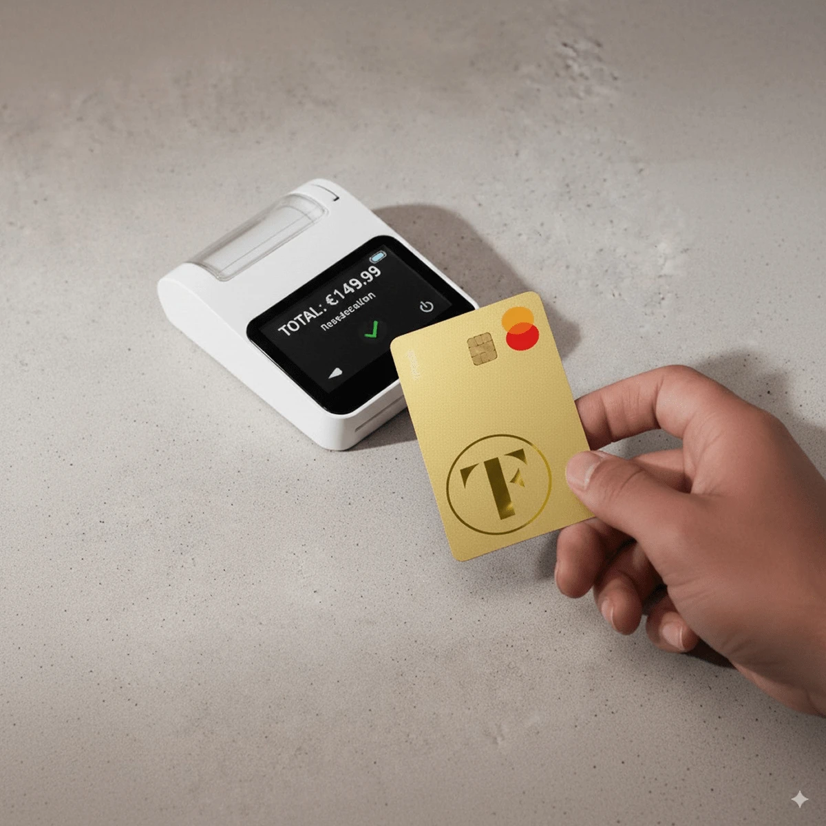 TFGold card mastercard contactless pay